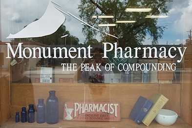 Monument Pharmacy Window